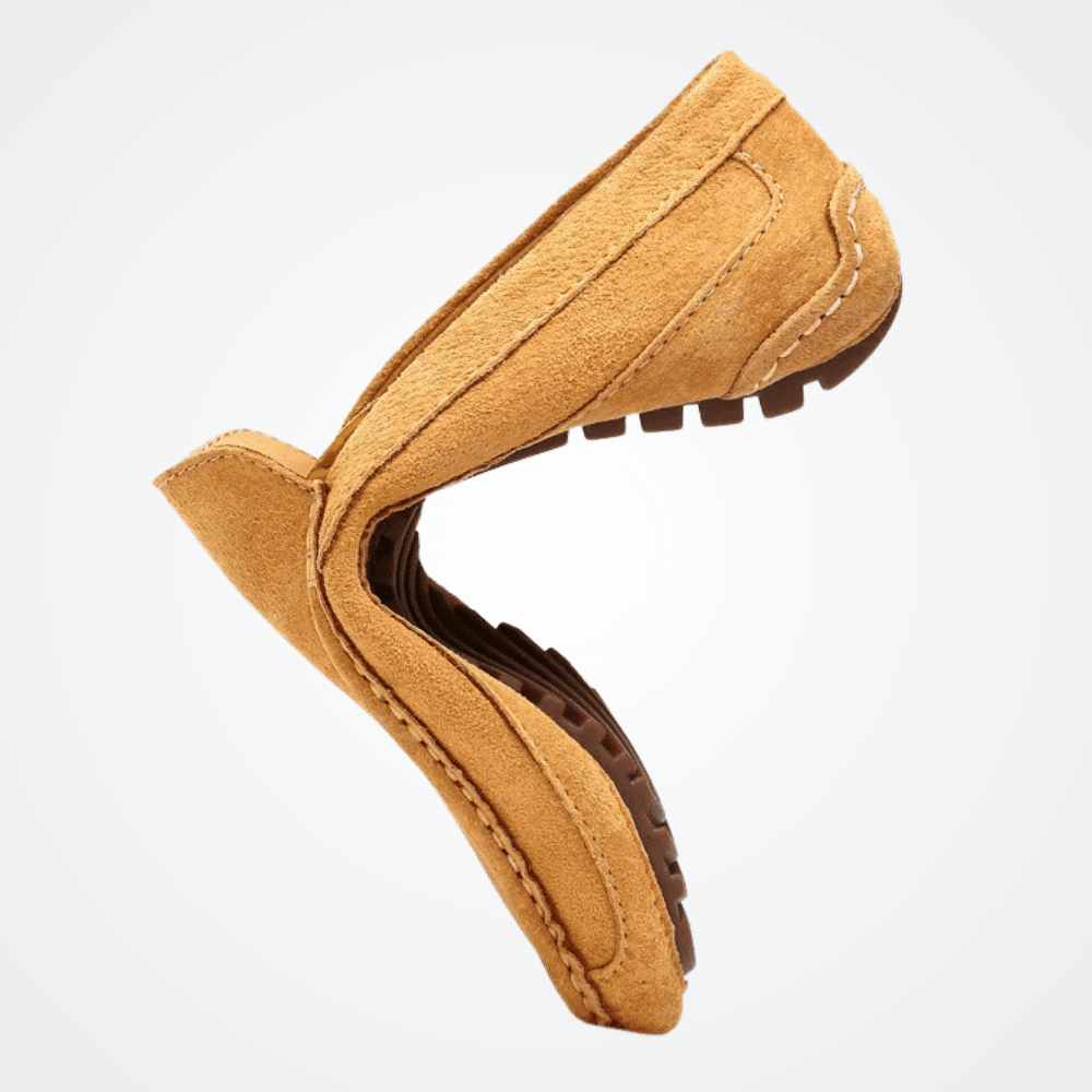 Mocassins en cuir pour hommes Suède Verno