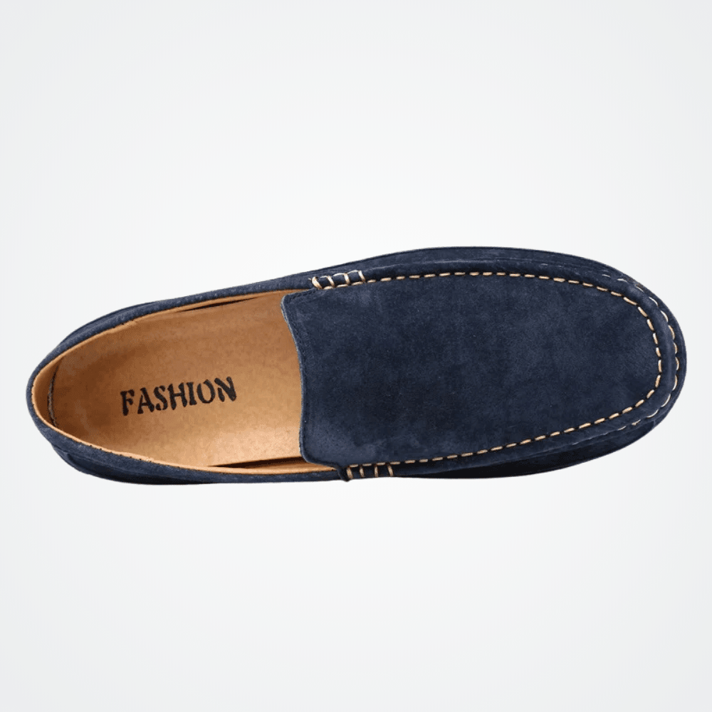 Mocassins en cuir pour hommes Suède Verno