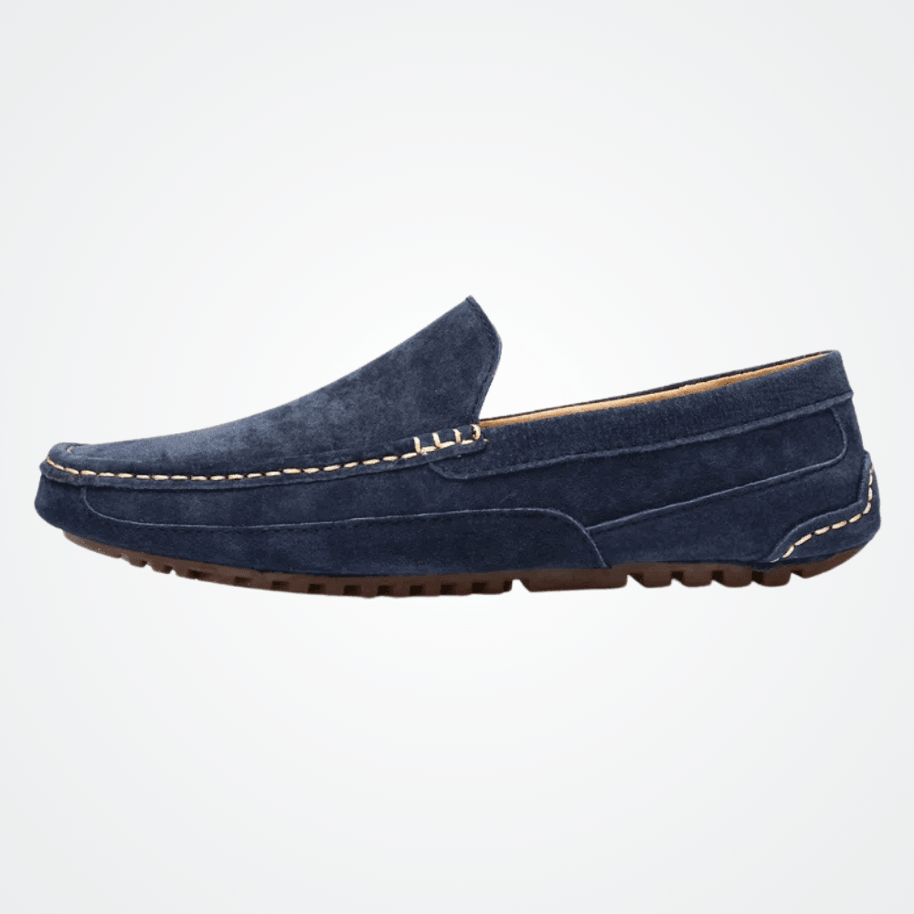 Mocassins en cuir pour hommes Suède Verno