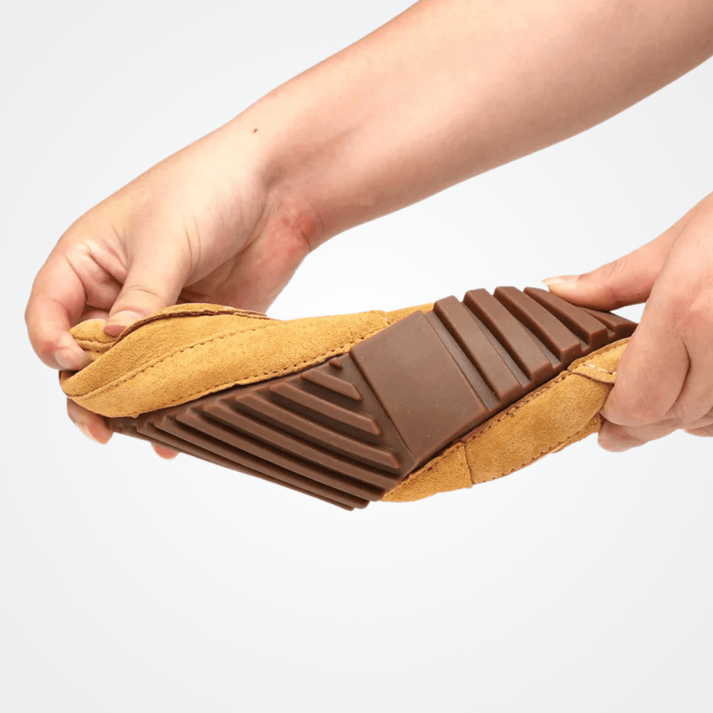 Mocassins en cuir pour hommes Suède Verno