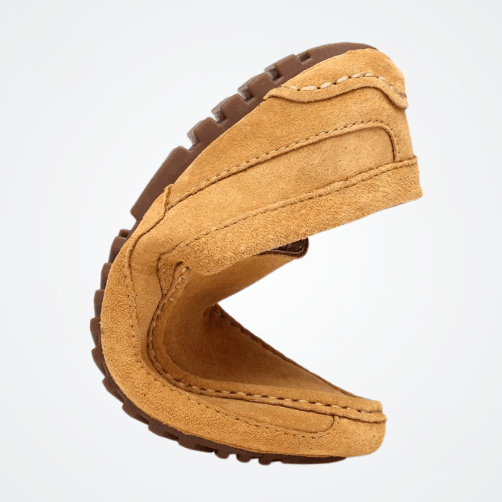 Mocassins en cuir pour hommes Suède Verno