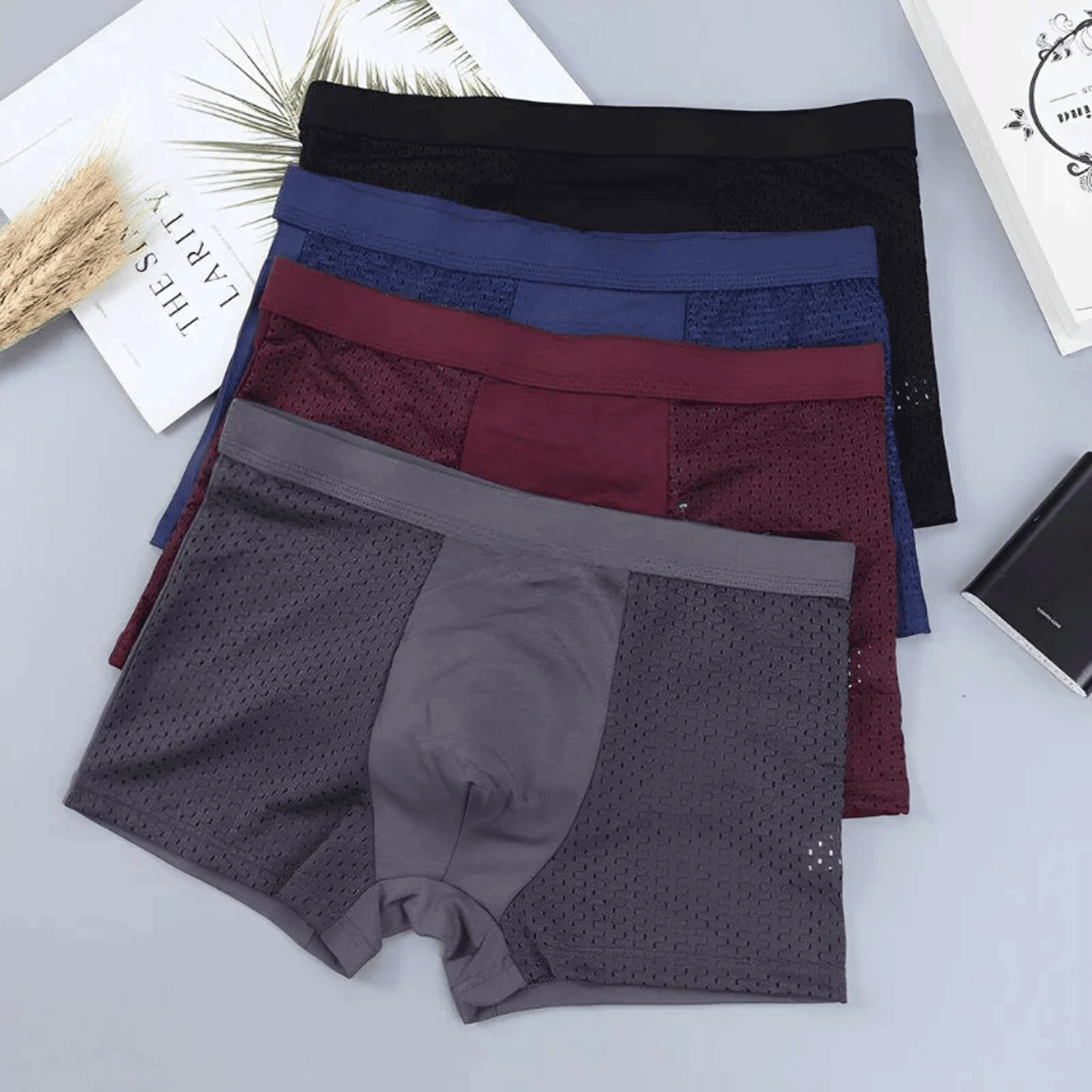 Achetez-en 5, recevez-en 5 GRATUITS - Boxers en fibre de bambou – Confort ultime et durabilité garantie