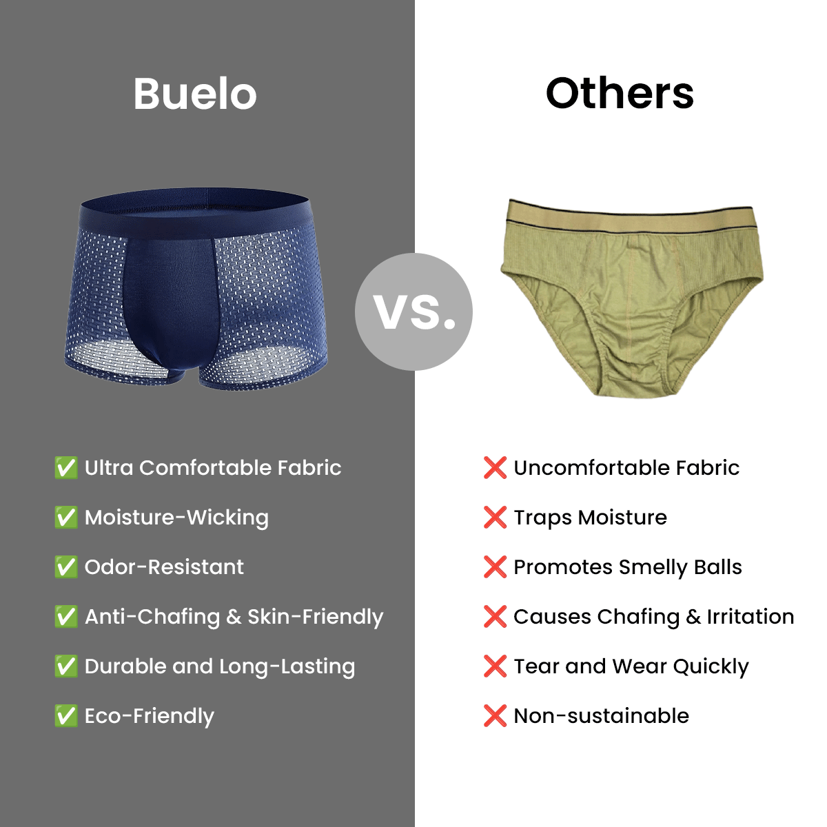 Achetez-en 5, recevez-en 5 GRATUITS - Boxers en fibre de bambou – Confort ultime et durabilité garantie