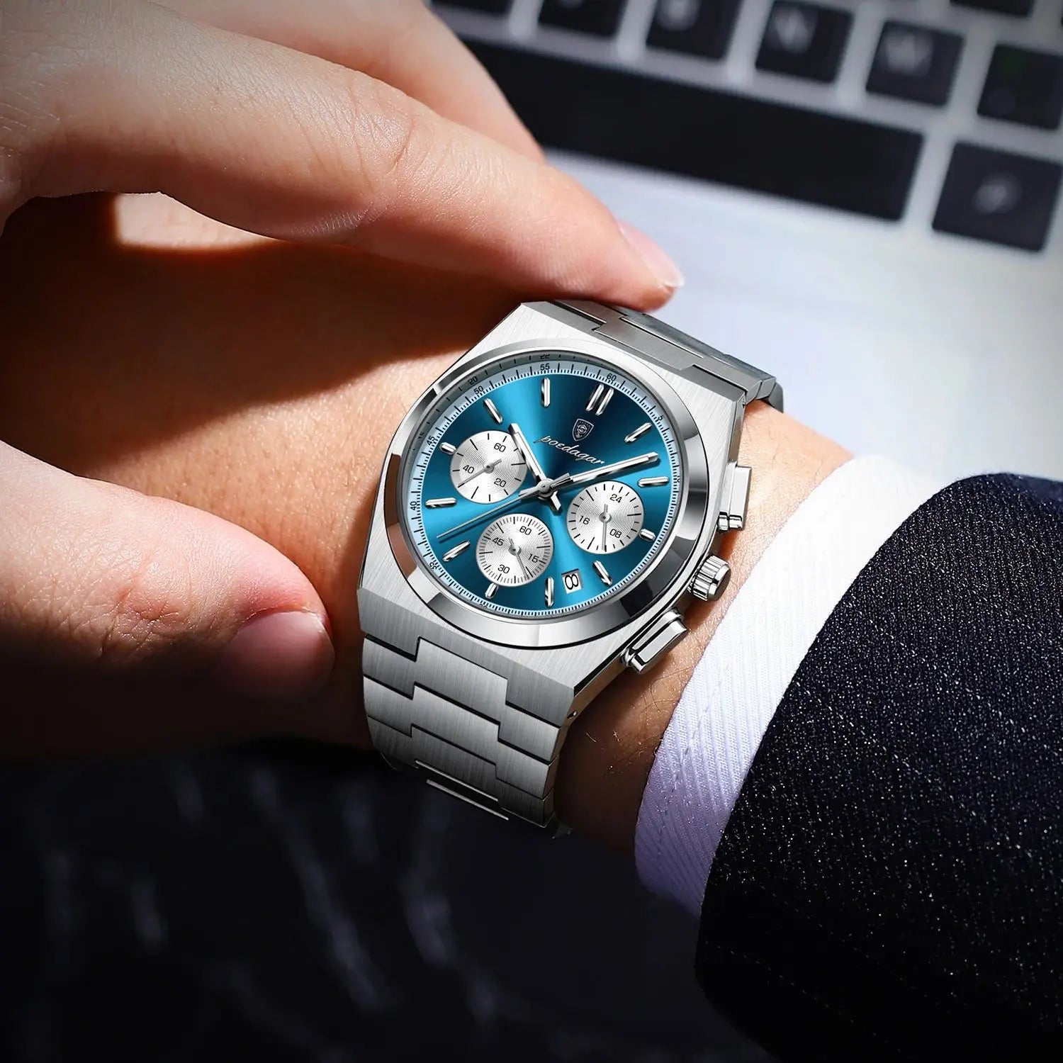 Montre Poedagar en titane Verno