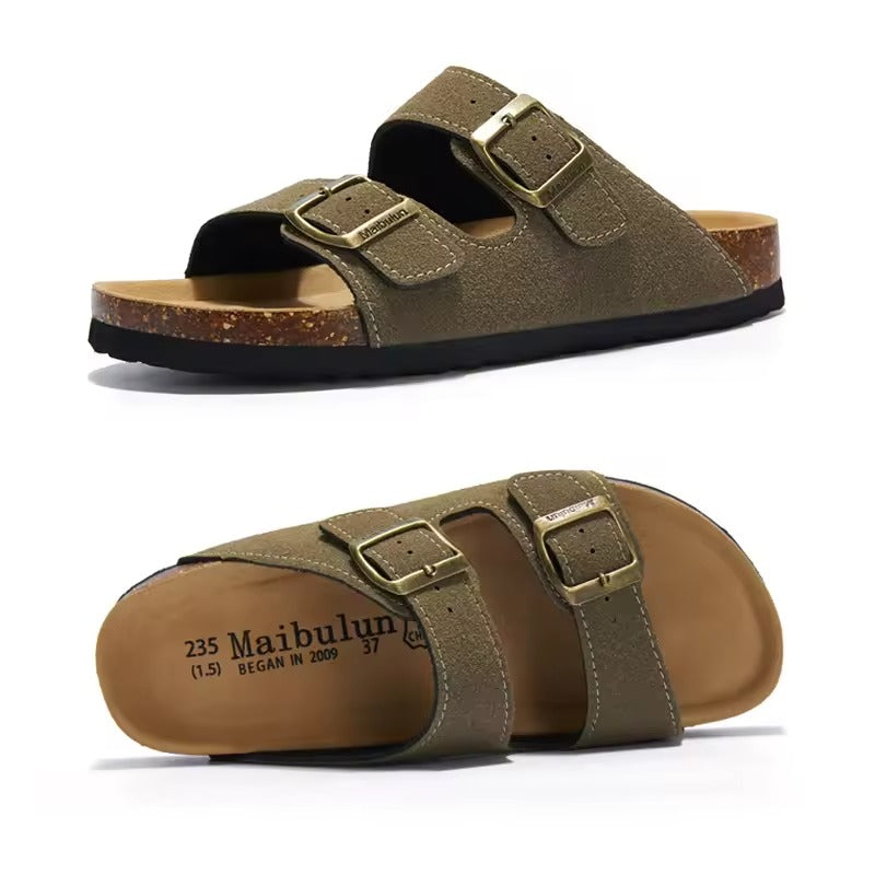 Birken California Sandales en daim pour homme
