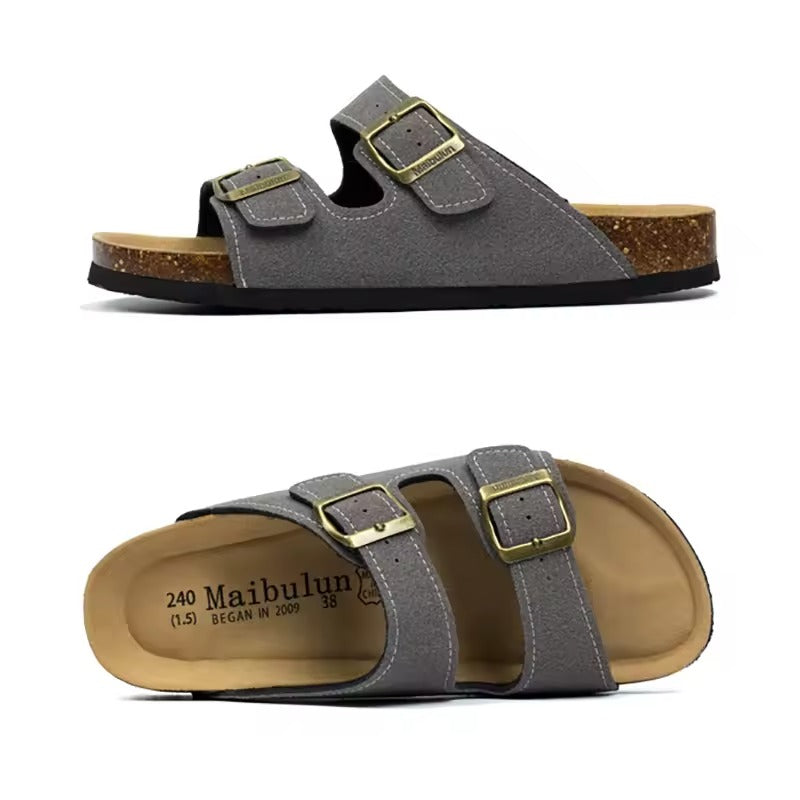 Birken California Sandales en daim pour homme