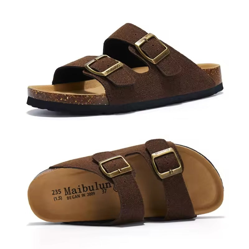Birken California Sandales en daim pour homme