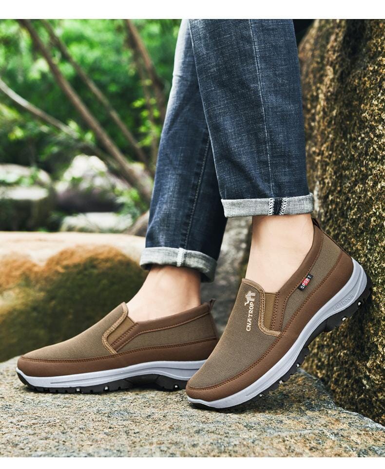 Chaussure décontractée et confortable en titane