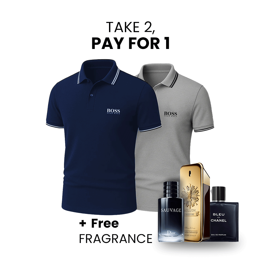 [ACHETEZ-EN 1, OBTENEZ-EN 2] Coffret Polo Premiere – 2 Polos Premium + Parfum de Luxe Offert