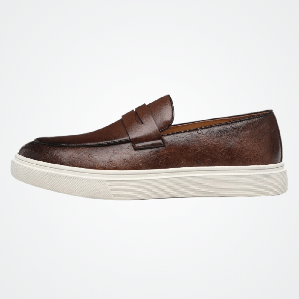 Mocassins en cuir à enfiler pour homme par Verno