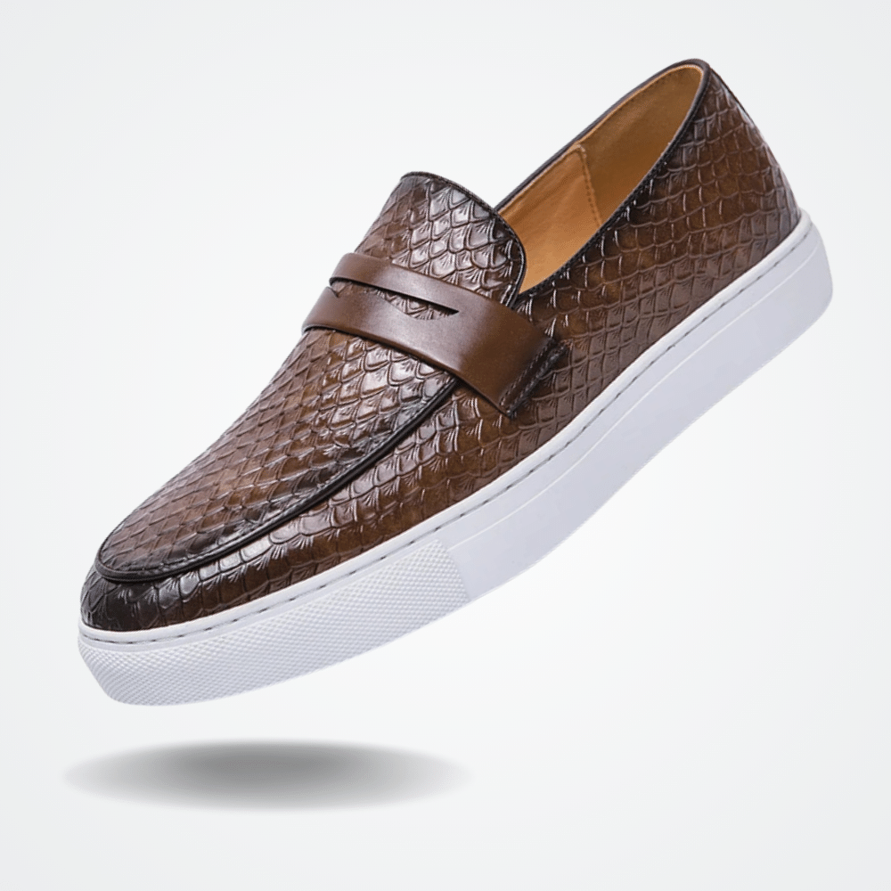 Mocassins en cuir à enfiler pour homme Toulon Verno