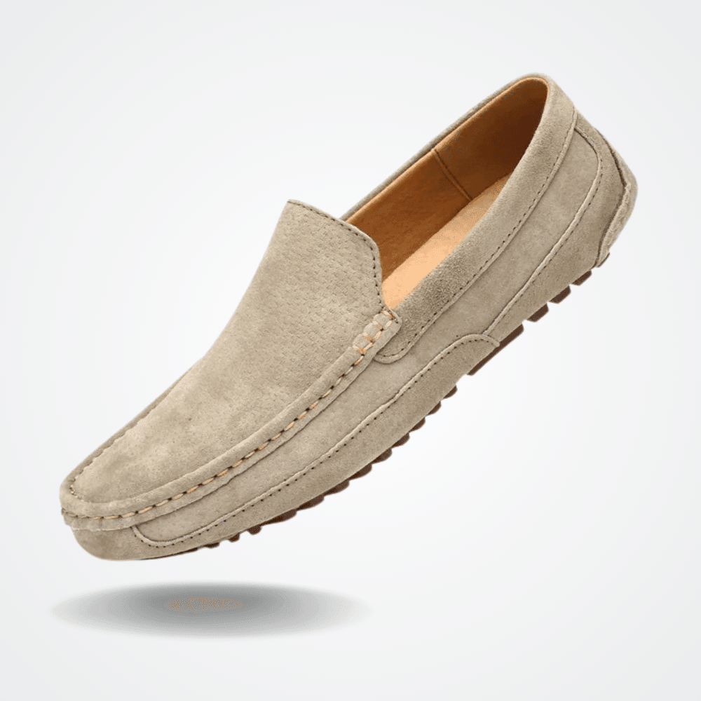 Mocassins en cuir pour hommes Suède Verno