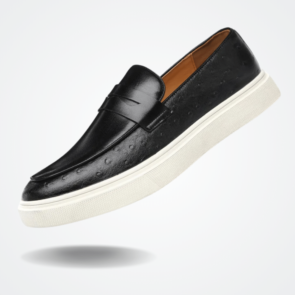 Mocassins en cuir à enfiler pour homme par Verno