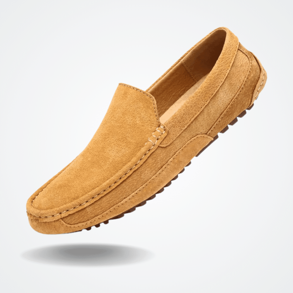 Mocassins en cuir pour hommes Suède Verno
