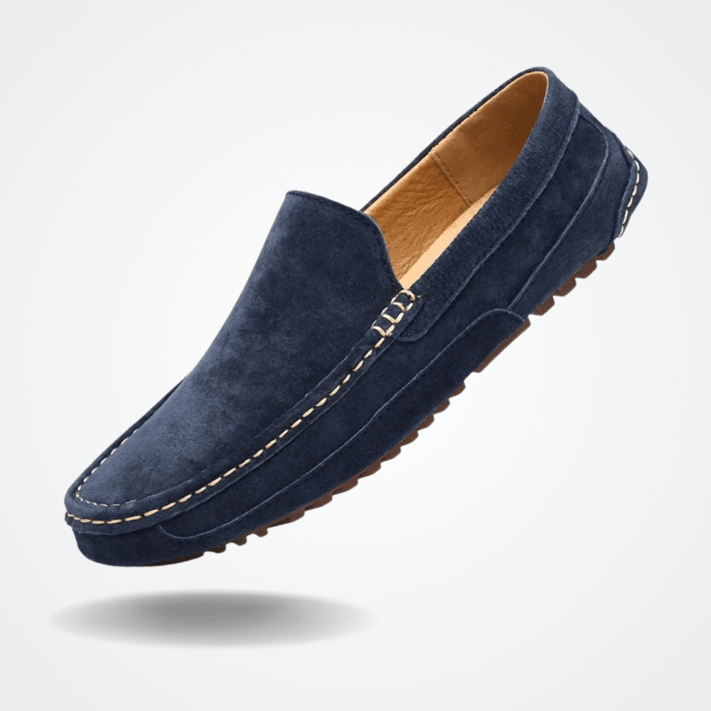 Mocassins en cuir pour hommes Suède Verno