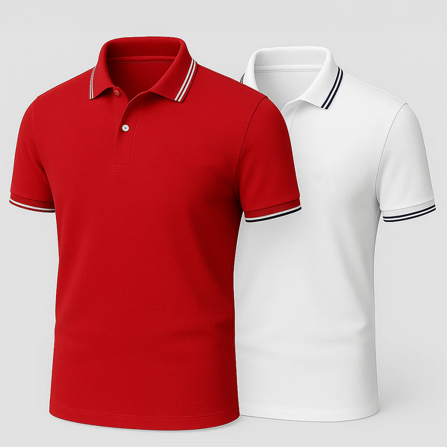 [ACHETEZ-EN 1, OBTENEZ-EN 2] Coffret Polo Premiere – 2 Polos Premium + Parfum de Luxe Offert