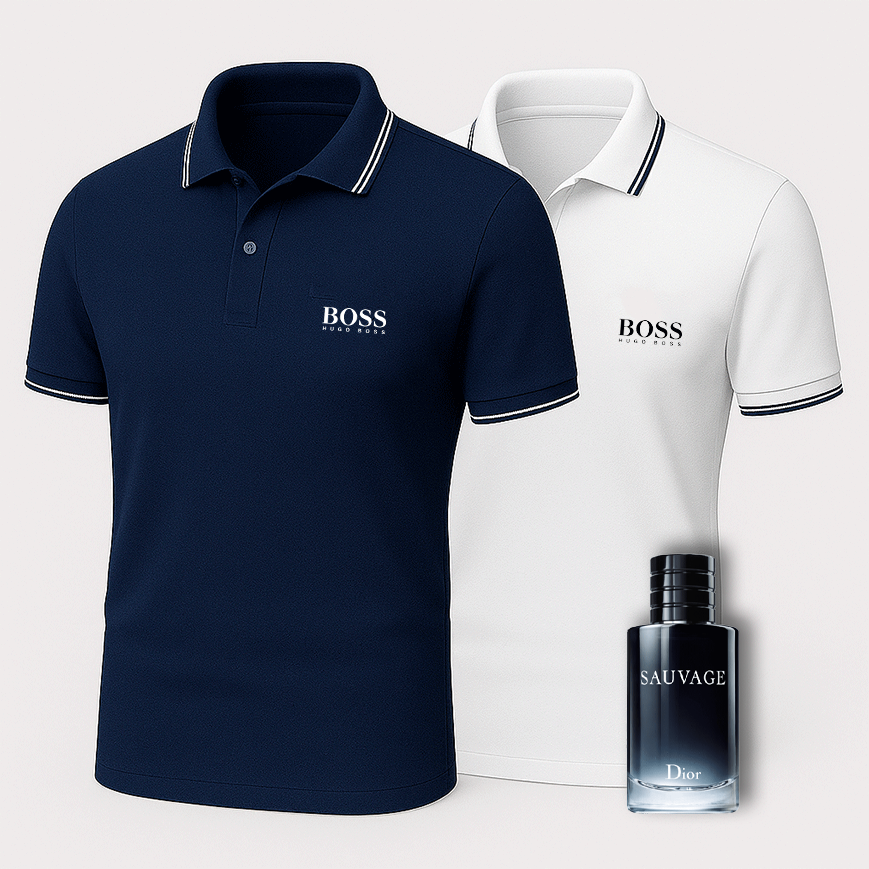 [ACHETEZ-EN 1, OBTENEZ-EN 2] Coffret Polo Premiere – 2 Polos Premium + Parfum de Luxe Offert