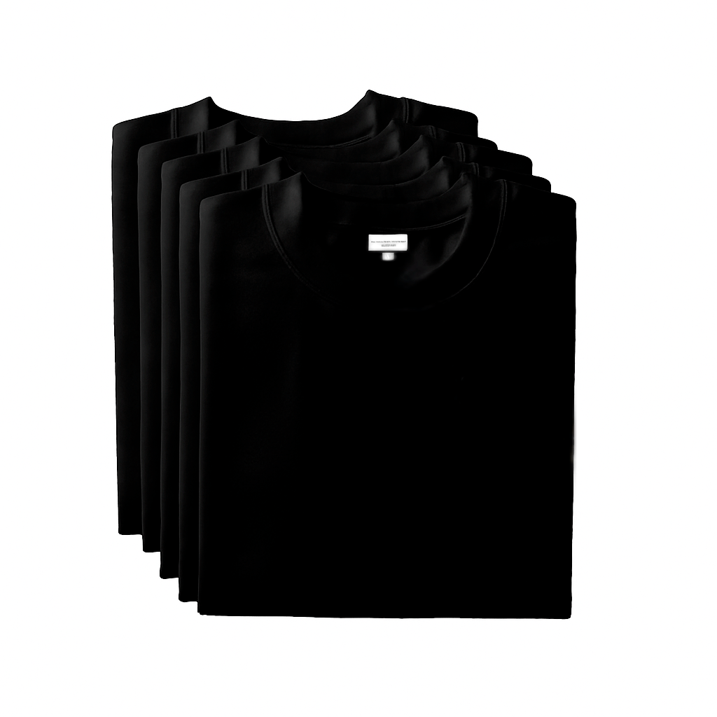 [1 ACHETEZ-EN 5, OBTENEZ-EN 5] Kit de t-shirts premium – Essentiel (lot de 5) 