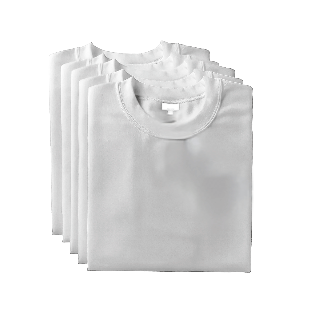 [1 ACHETEZ-EN 5, OBTENEZ-EN 5] Kit de t-shirts premium – Essentiel (lot de 5) 
