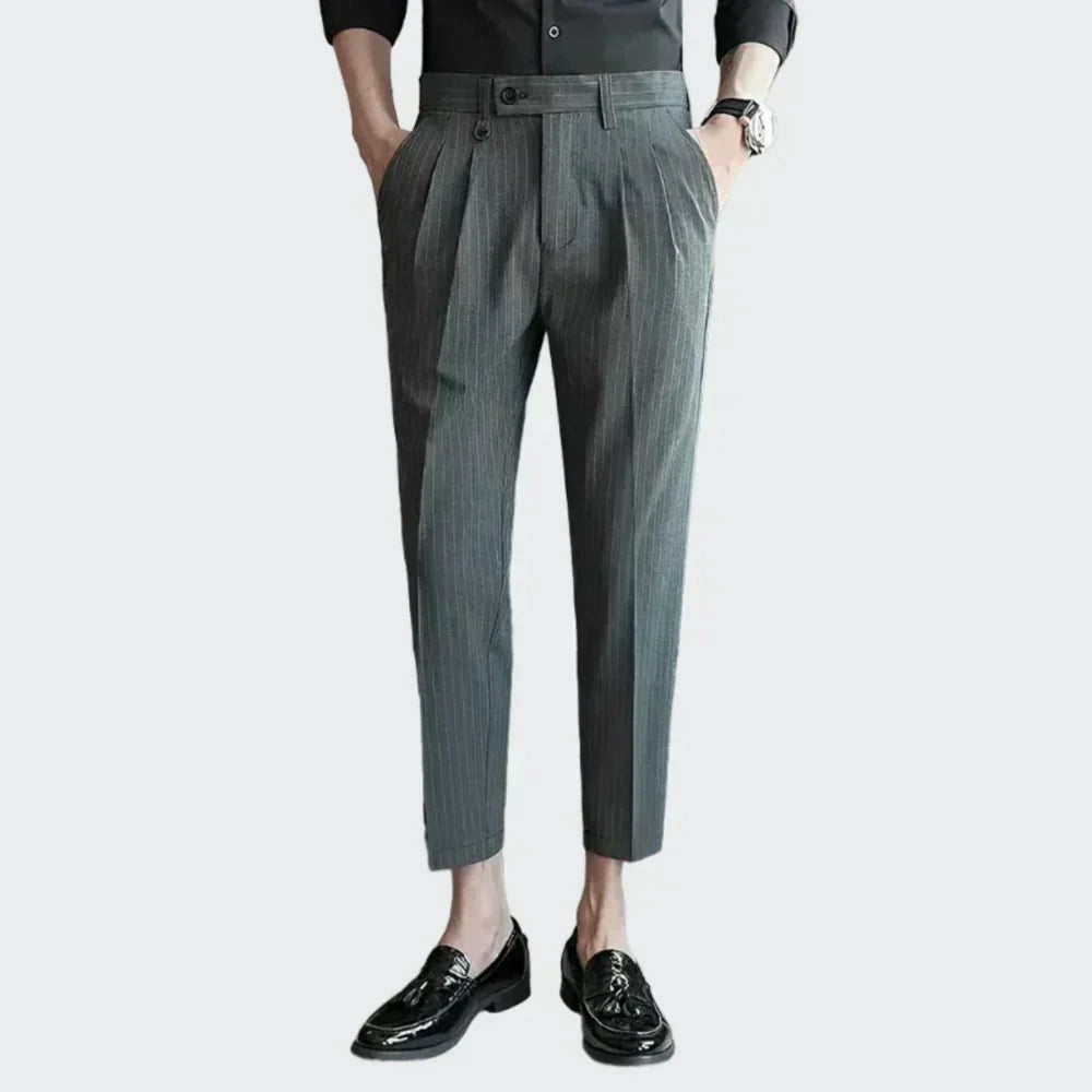 Pantalon de costume rayé Verno