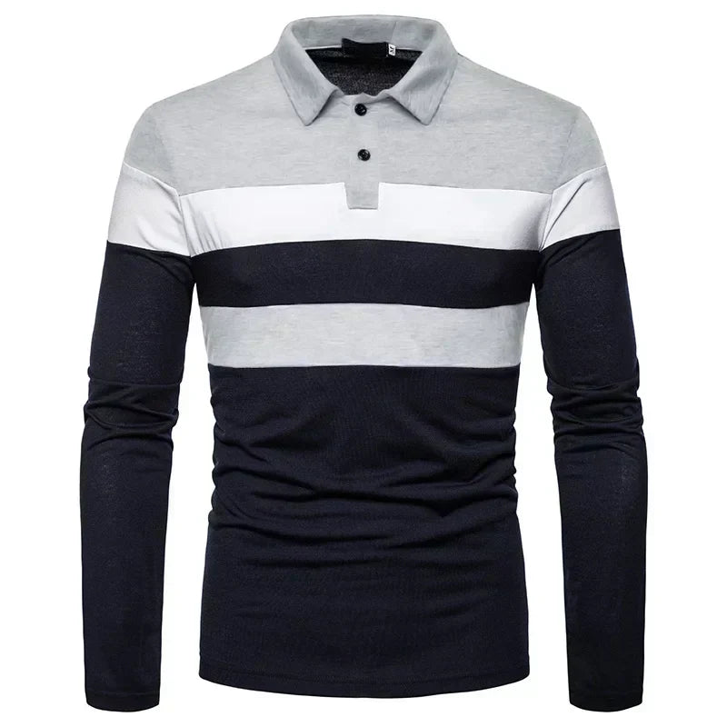 Polo à manches longues pour homme Slingint Verno