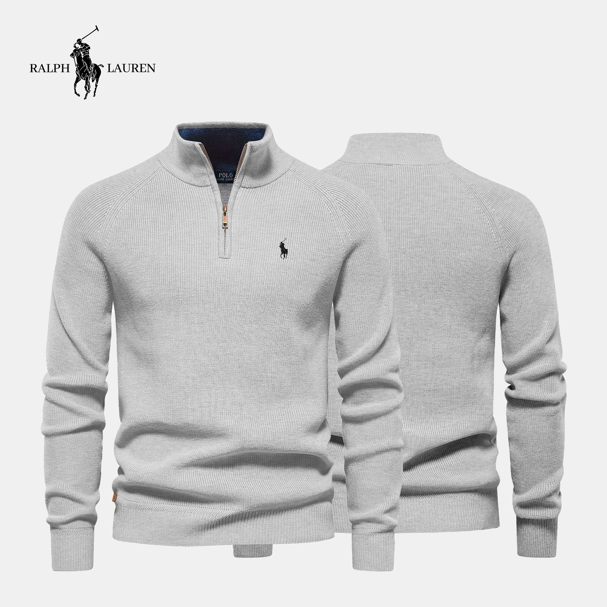 Pull col zippé R&amp;L + montre offerte