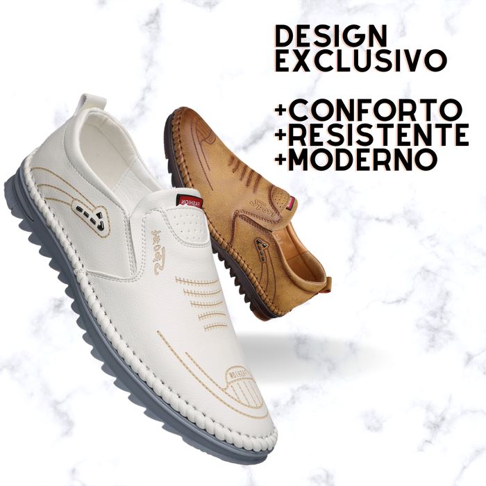 Chaussure en cuir italien - Ultra confortable et respirante