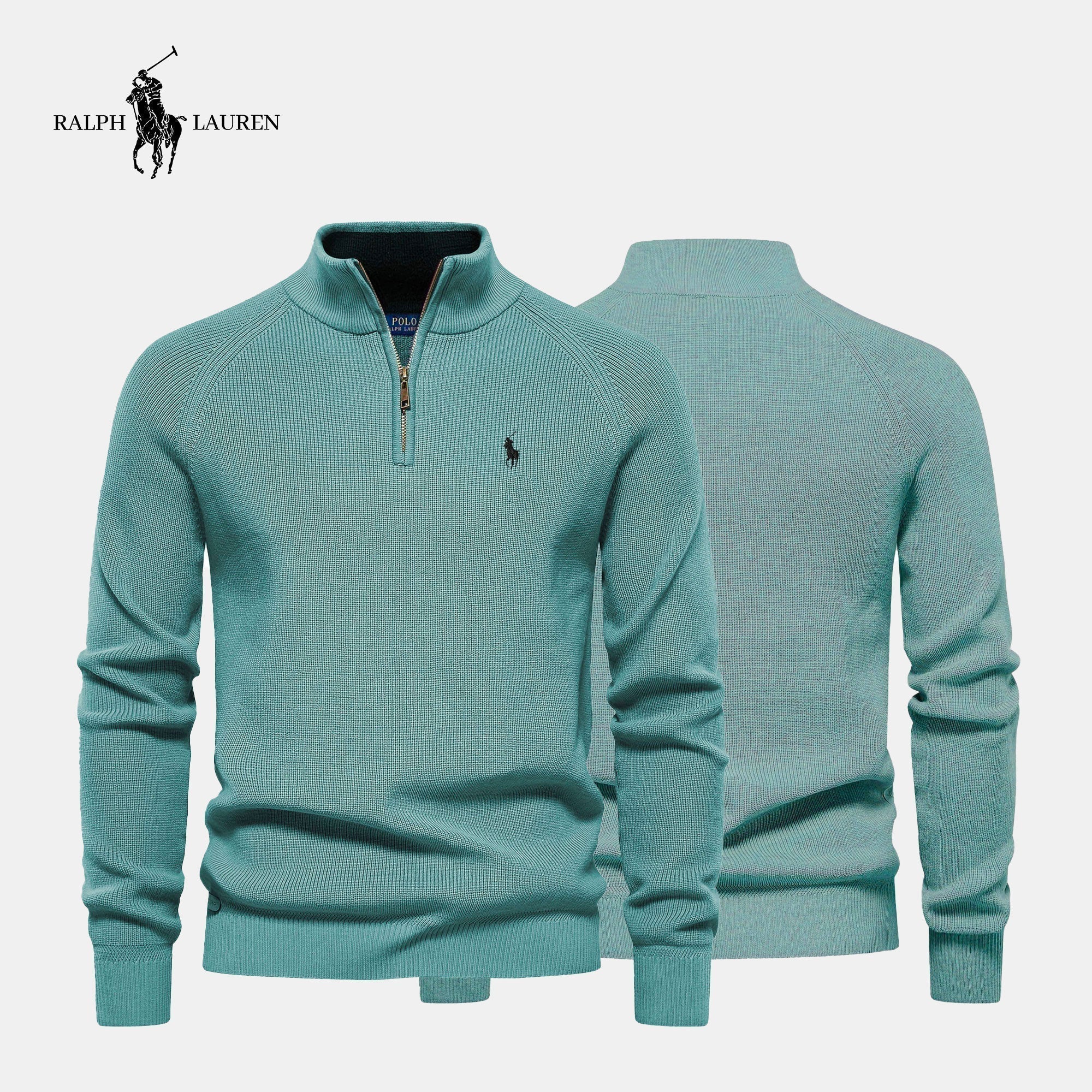 Pull col zippé R&amp;L + montre offerte
